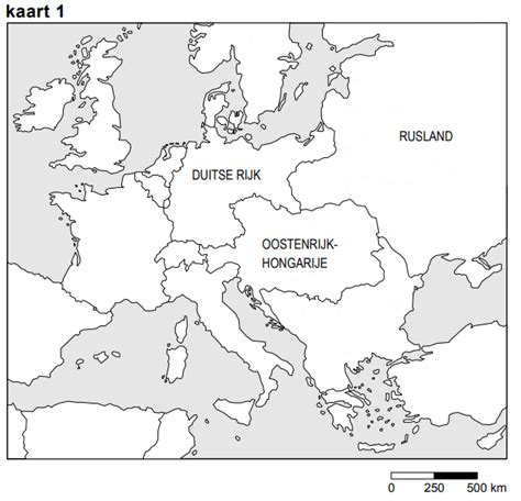 Vier Staatkundige Kaarten Van Europa Vgn Kleio