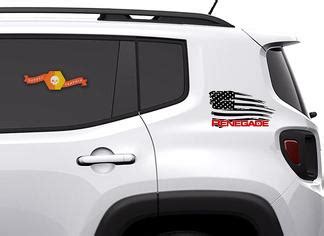 Jeep Renegade Vinyl Hood Decal Sticker Graphic