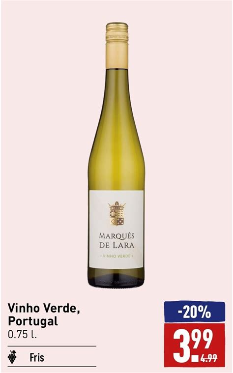 Vinho Verde Portugal Aanbieding Bij Aldi