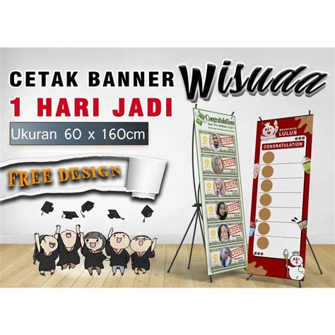 Jual Cetak X Banner Wisuda Wedding Ulang Tahun X Standing Spanduk