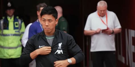 Watch what Endo did with first Liverpool fan he met inside Anfield