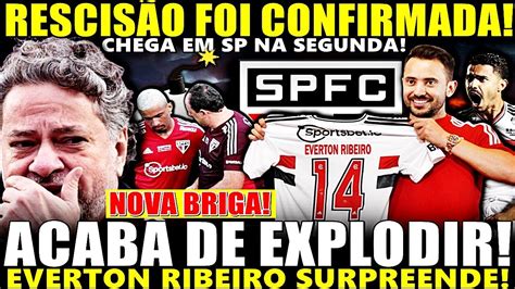 SAIU AGORA RESCISÃO CONFIRMADA MEIA CHEGA A SP NA SEGUNDA EVERTON