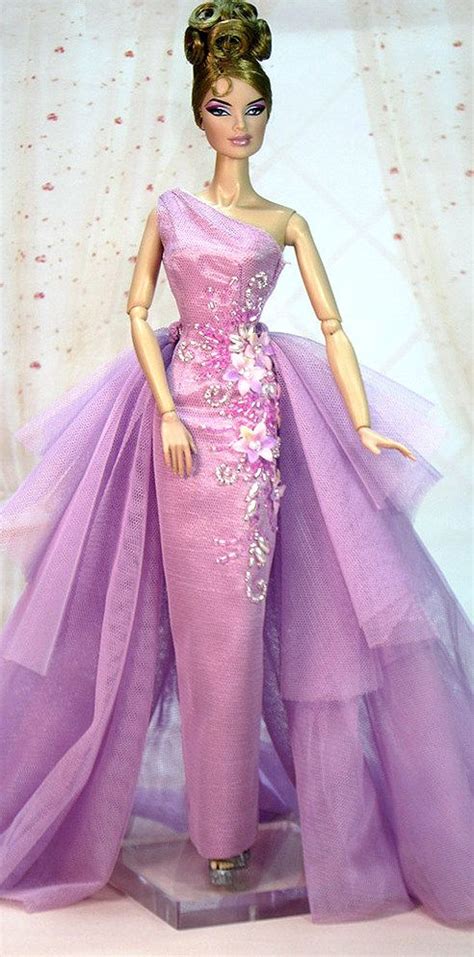 Pin By Angiel Alatorre On Fashion Royalty Dolls Barbie Gowns Dresses Doll Dress