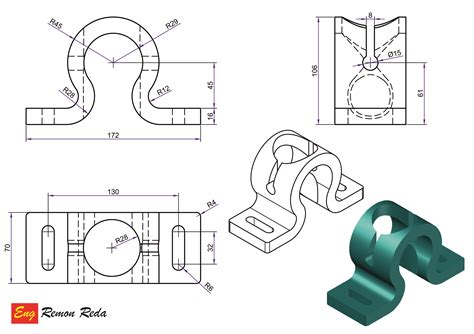 Orthographic Drawing in AutoCAD