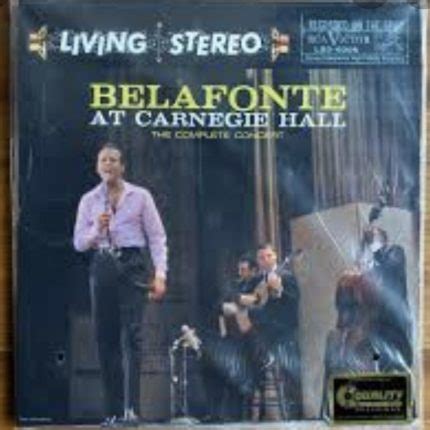 Harry Belafonte At Carnegie Hall Fg High End