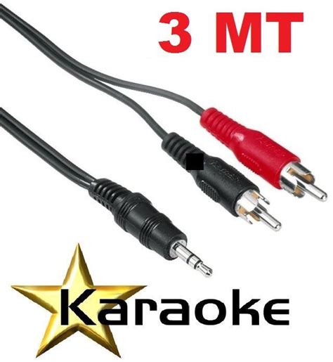 Pz Cavo Jack Rca Da Mt Jack Stereo Spine Rca X Pc Casse