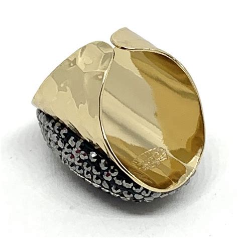 Bague Strass Dor E Dazzle Shell Hypnochic