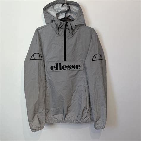 Reflective Jacket Ellesse Big Logo Size S 70x54 Depop