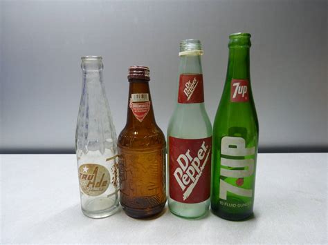 Lot 130 Mixed Lot Of 4 Vintage Glass Soda Bottles As Shown Consider It Sold By Gwe