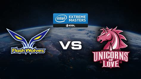 Unicorns of Love vs Flash Wolves IEM 2017 Katowice LoL Dzień 2