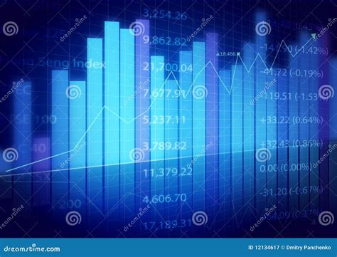 Stock market charts stock illustration. Illustration of graph - 12134617