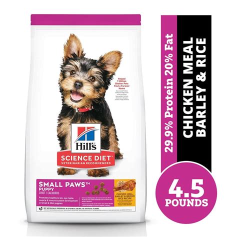 Hills Science Diet Puppy Small Paws Chicken Meal Barley And Brown Rice