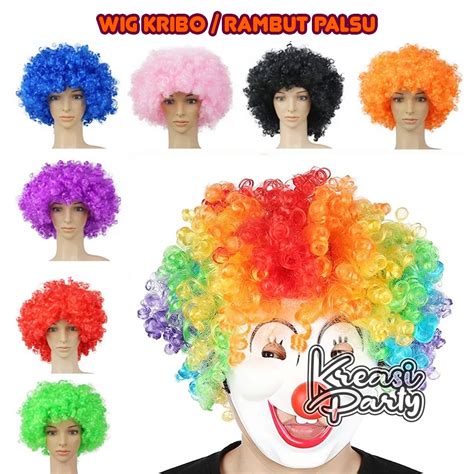 Jual Wig Wig Kribo Wig Badut Rambut Palsu Rambut Cosplay