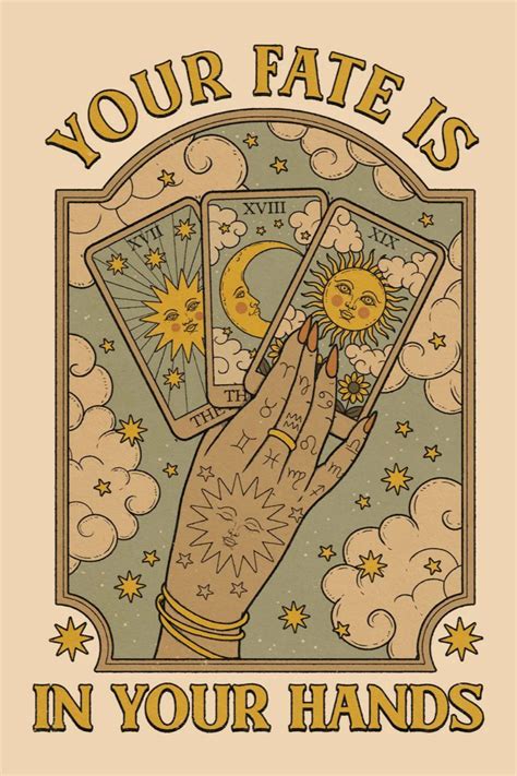 'Your fate is in your Hands' Poster, picture, metal print, paint by ...