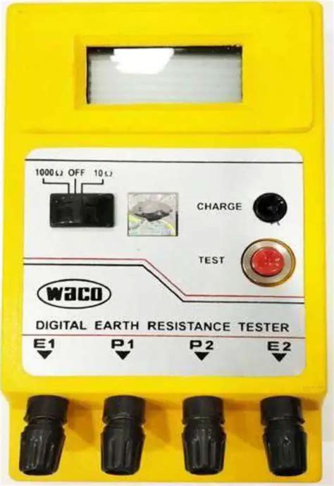 Waco Digital Earth Resistance Tester Instructions