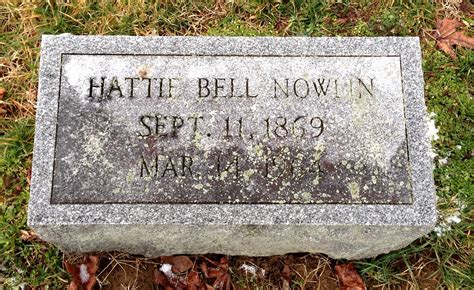 Hattie Bell Jones Nowlin Memorial Find A Grave