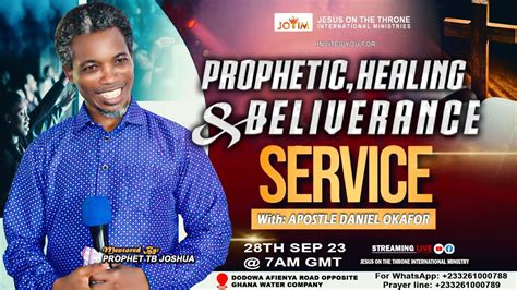 Jottim Thursday Prophetic Healing And Deliverance Service Mentored By