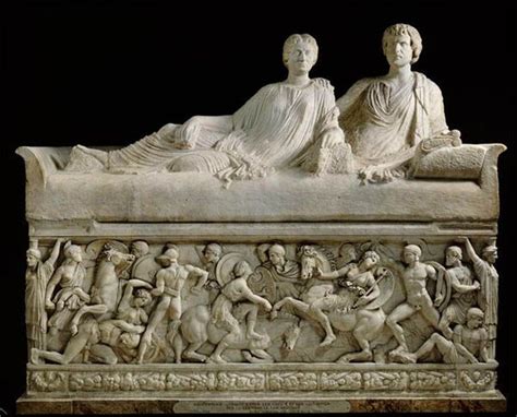 Sarcophage Combat Entre Les Grecs Les Amazones 315ap Ancient Rome