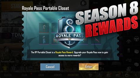 Season 8 Royale Pass Rewards Leaks Pubg Mobile YouTube