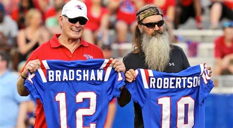 La Tech Starting Quarterbacks Phil Robertson And Terry Bradshaw