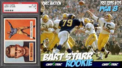 1957 Bart Starr Rookie Card Printable Cards