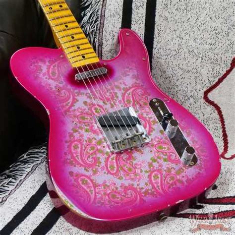 2023 Fender Custom Shop Limited Edition 68 Tele 1968 Telecaster Relic Pink Paisley Guitars