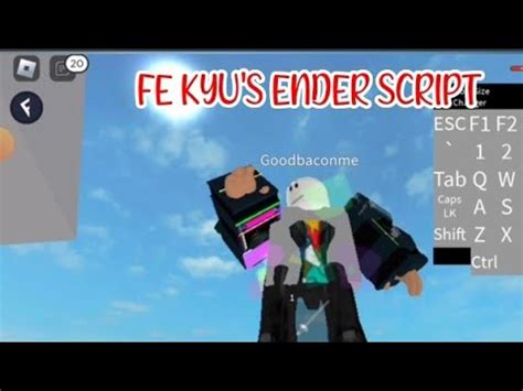 Roblox Fe Kyu S Ender Script Using Fluxus Executor Played At Fencing