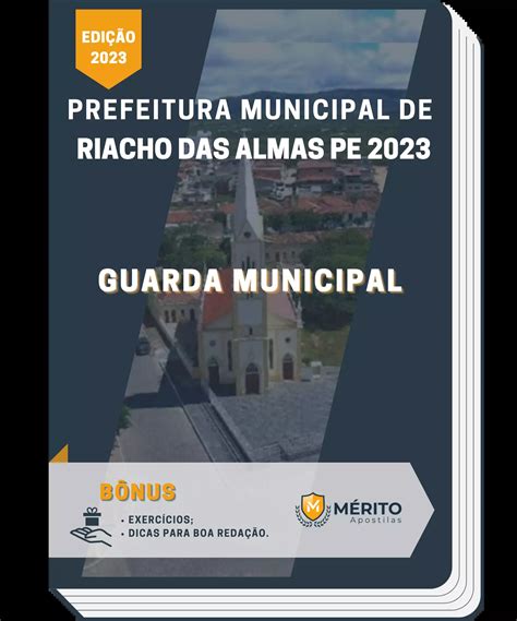 Apostila Guarda Municipal Prefeitura De Riacho Das Almas PE 2023