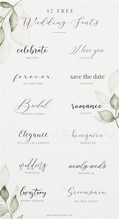 As Melhores Fontes Para Casamento Wedding Invitation Fonts Hot Sex