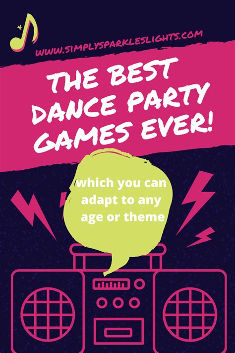 Dance party game ideas for any theme for adults or kids – Simply Sparkles