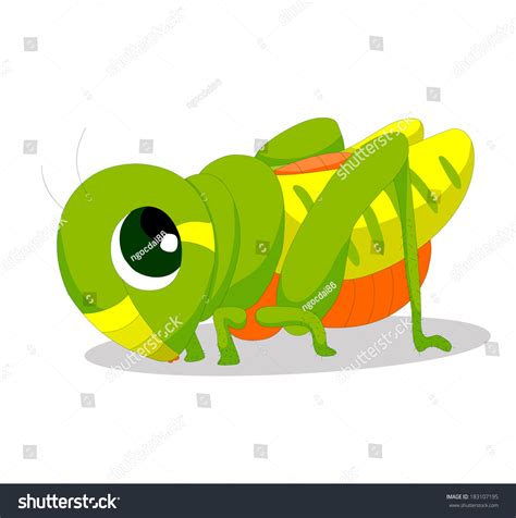 Illustration Cute Locusts Stock Vector Royalty Free 183107195