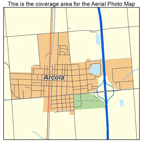 Aerial Photography Map Of Arcola Il Illinois