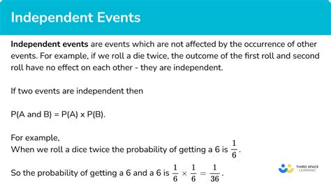 Independent Events Gcse Maths Steps Examples And Worksheet