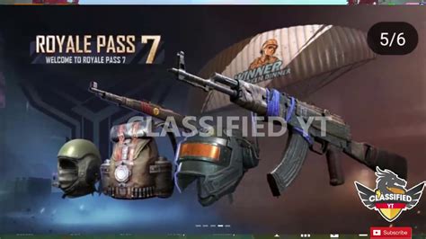 PUBG Mobile Season 7 Royal Pass Rewards Leaked