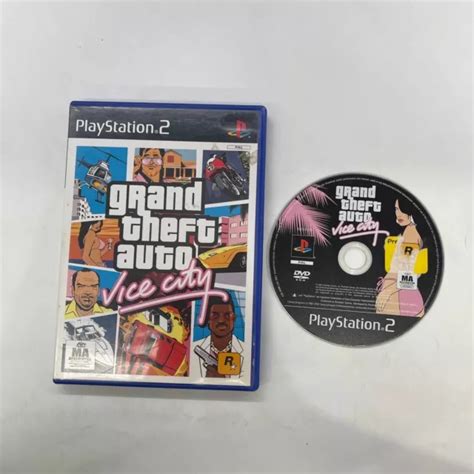 GRAND THEFT AUTO Vice City GTA PS2 Playstation 2 Game PAL 06n3 14 95