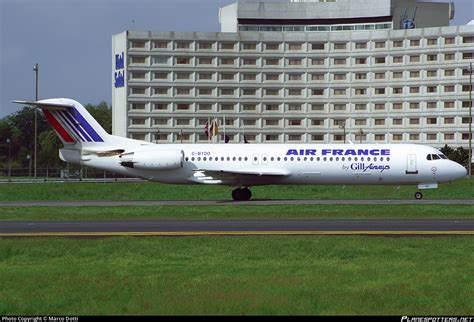 G BYDO Air France Fokker 100 F28 Mark 0100 Photo By Marco Dotti ID