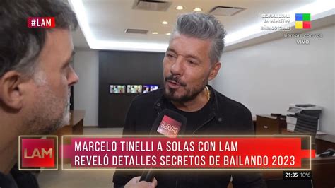 Marcelo Tinelli Revel Detalles Secretos Del Bailando Youtube