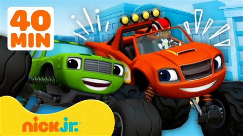 Blaze And The Monster Machines Os MELHORES Resgates E Corridas Do