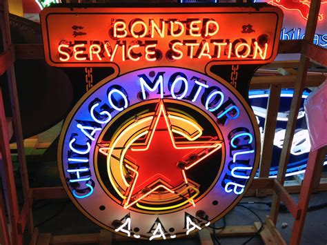 AAA Chicago Motor Club Neon Sign at Kissimmee 2013 as X805 - Mecum Auctions