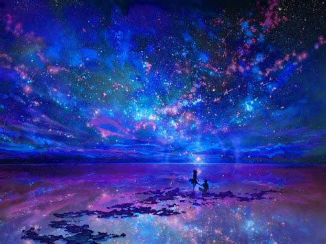 Cool Anime Galaxy Wallpapers Top Free Cool Anime Galaxy Backgrounds