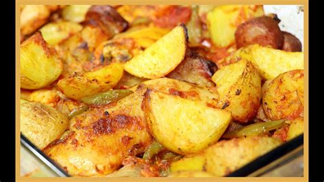 Frango Batata Ao Forno Uma Receita Caseira YouTube