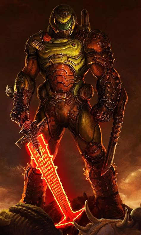 The Doom Slayer Also Known As Space Marine Doom Marine Or Doomguy