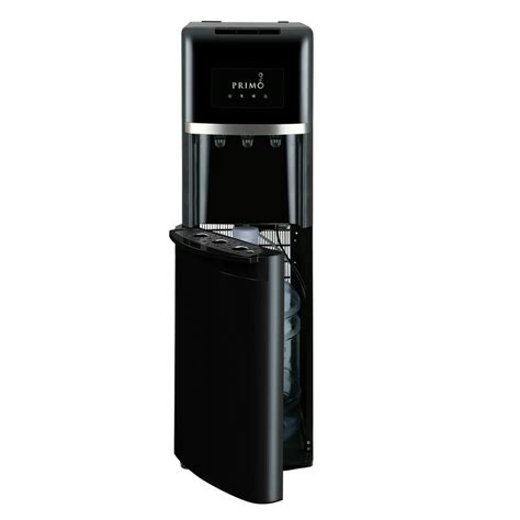 Primo Deluxe Water Dispenser Bottom Loading Hot Cold Room Temp Black