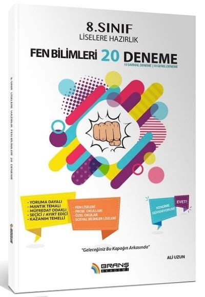 8 Sınıf LGS Beceri Temelli Fen Bilimleri Yeni Nesil 20 Deneme Branş