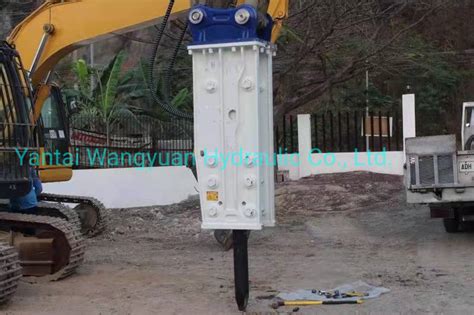 Hb20g Hb30g Top Type Hydraulic Rock Breaker For Mining Excavator