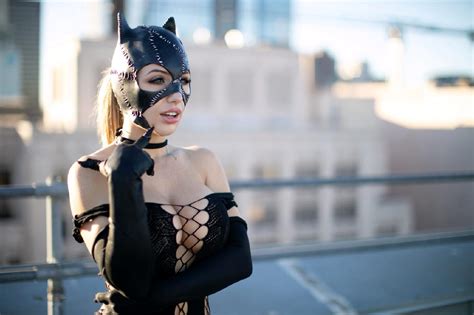 Liz Katz Nude Catwoman Bondage Costume Onlyfans Set Leaked 39