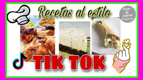 Recetas F Ciles Al Estilo Tik Tok Youtube