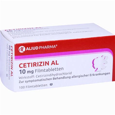 Cetirizin Al 10 Mg Filmtabletten Ab 0 89