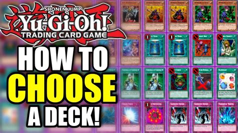 Yu Gi Oh How To Choose A Deck Youtube