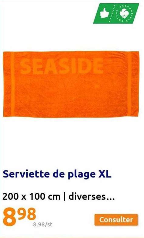 Promo Serviette De Plage Xl Chez Action ICatalogue Fr